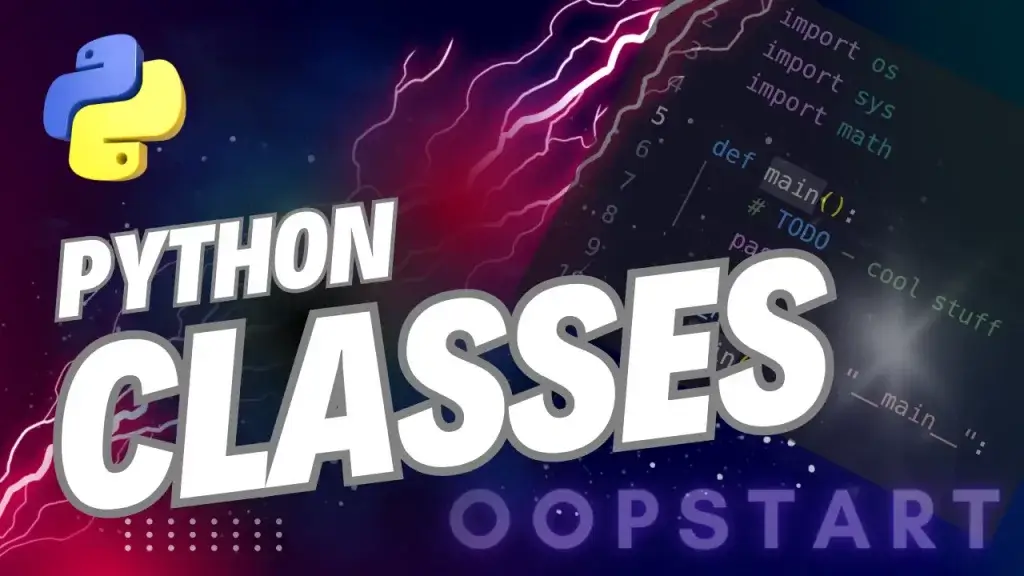 Lightning bolt and Python code snippet with post title in blocky caps